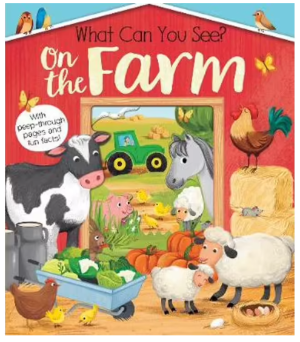 Book - What Can You See? Peep-Through Series (Board Book)