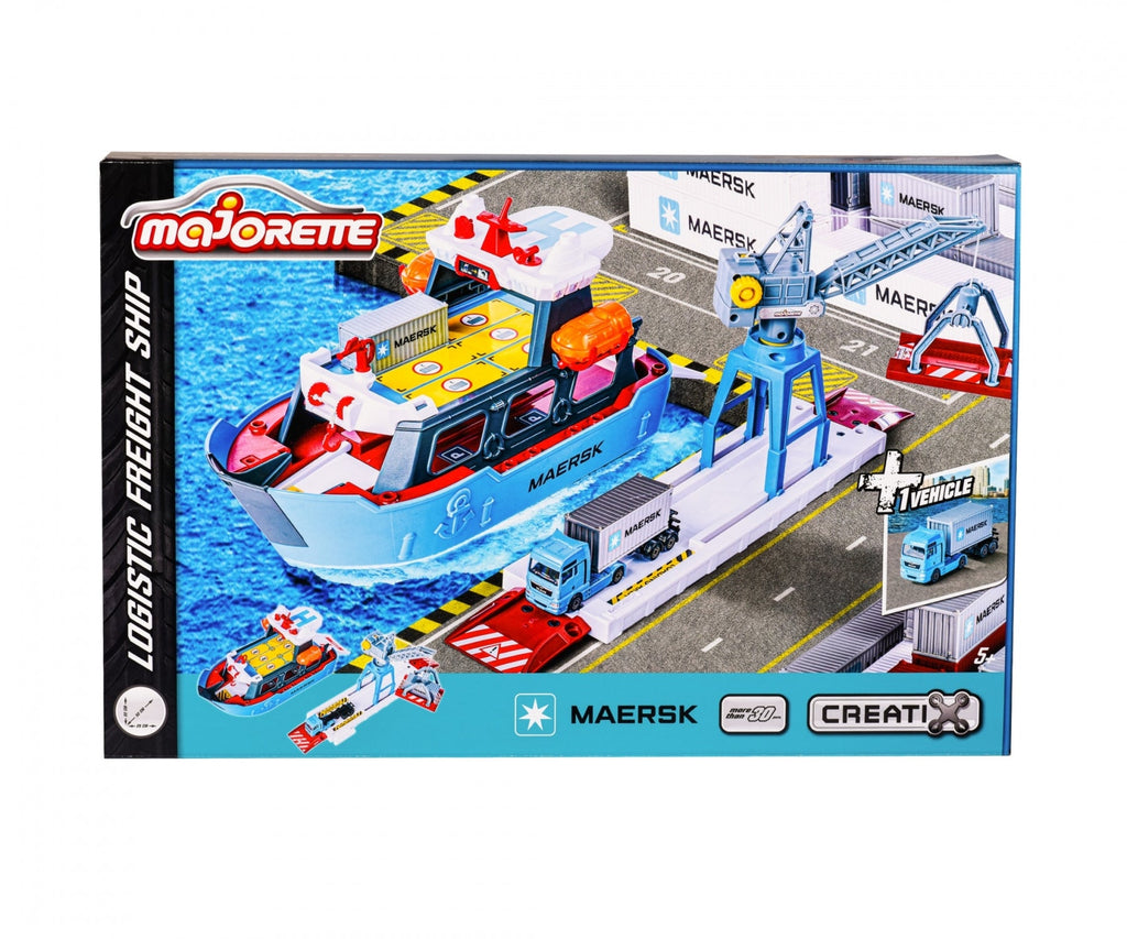 Majorette - Creatix MAERSK Freight Ship