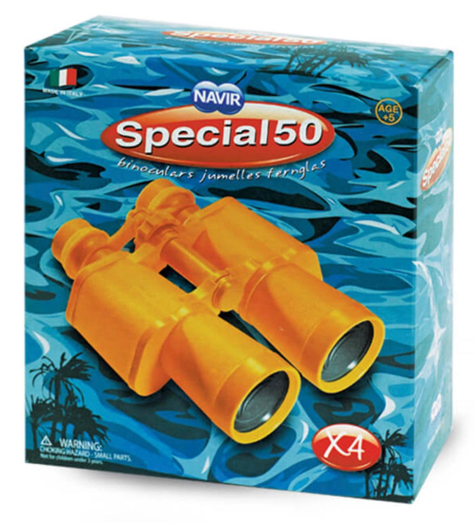 Science and Nature - Yellow Binoculars with Case