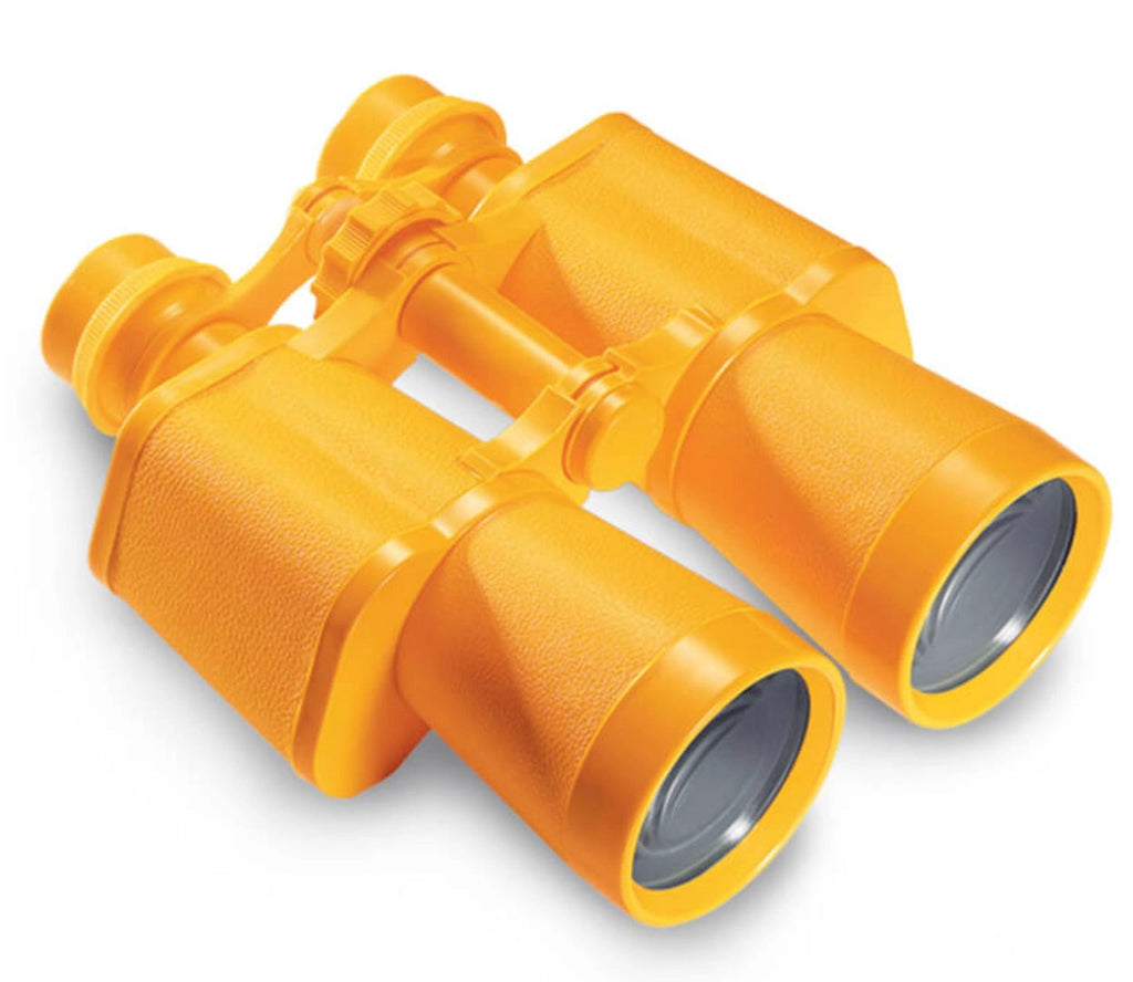 Science and Nature - Yellow Binoculars with Case