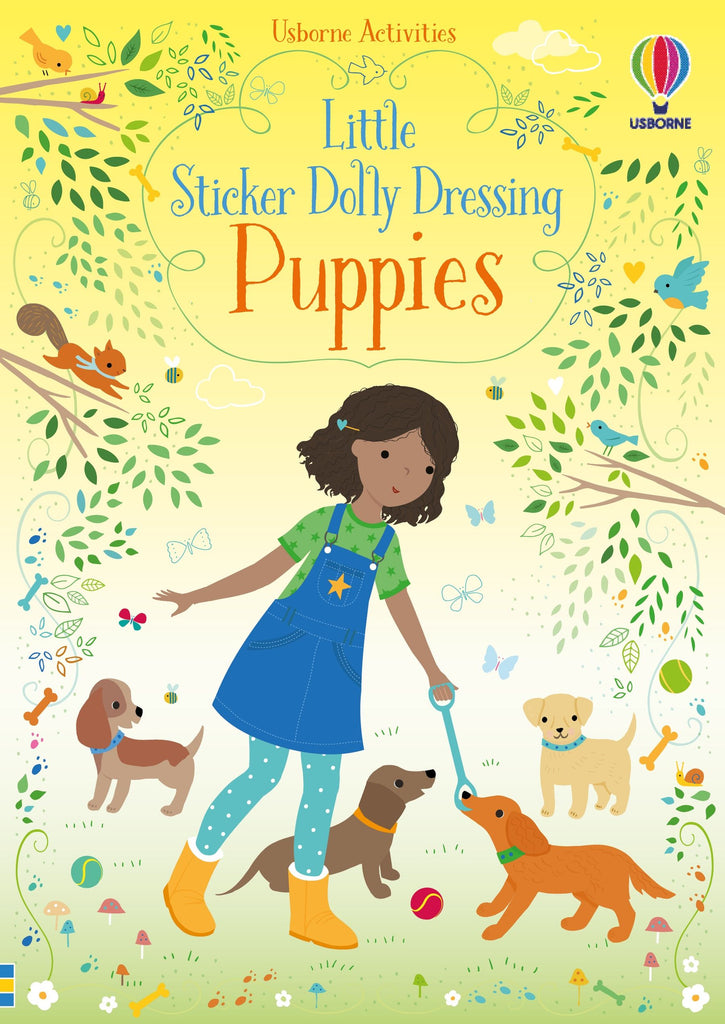 Book - Little Sticker Dolly Dressing - Puppies