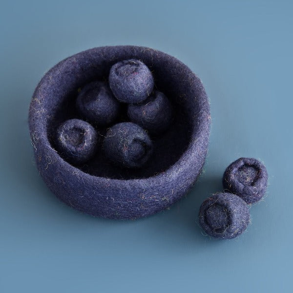 Dashdu - Felt Fruit with Bowl (Set of 5)