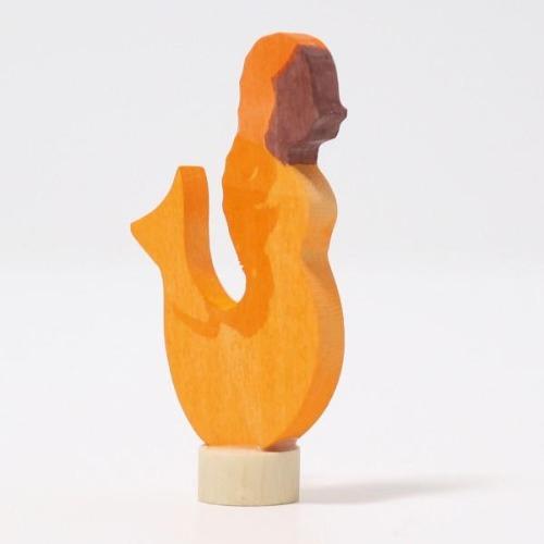 Grimm's Decorative Figure - Mermaid (Amber)