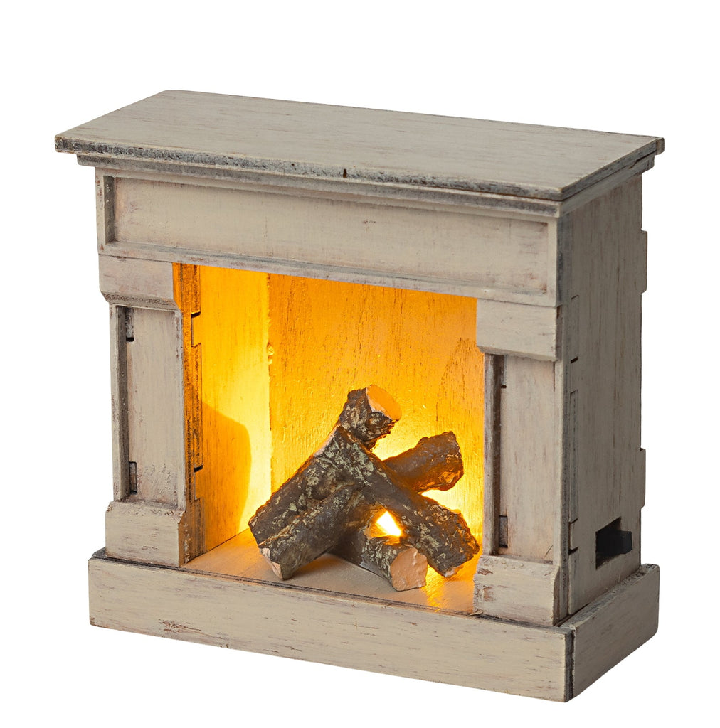 Maileg - Miniature Fireplace off-white