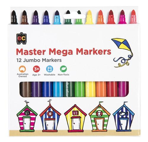 Master Mega Markers (Jumbo Pack of 12)