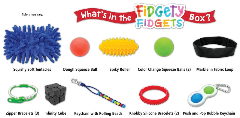 Teacher Created Resources - Fidgety Fidgets - Fidget Box (14pc)
