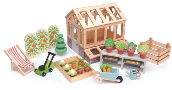 Tender Leaf - Greenhouse with Garden Set