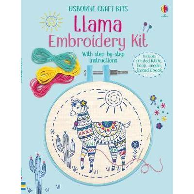 Book - Embroidery Kit: Llama - Harper - The Creative Toy Shop