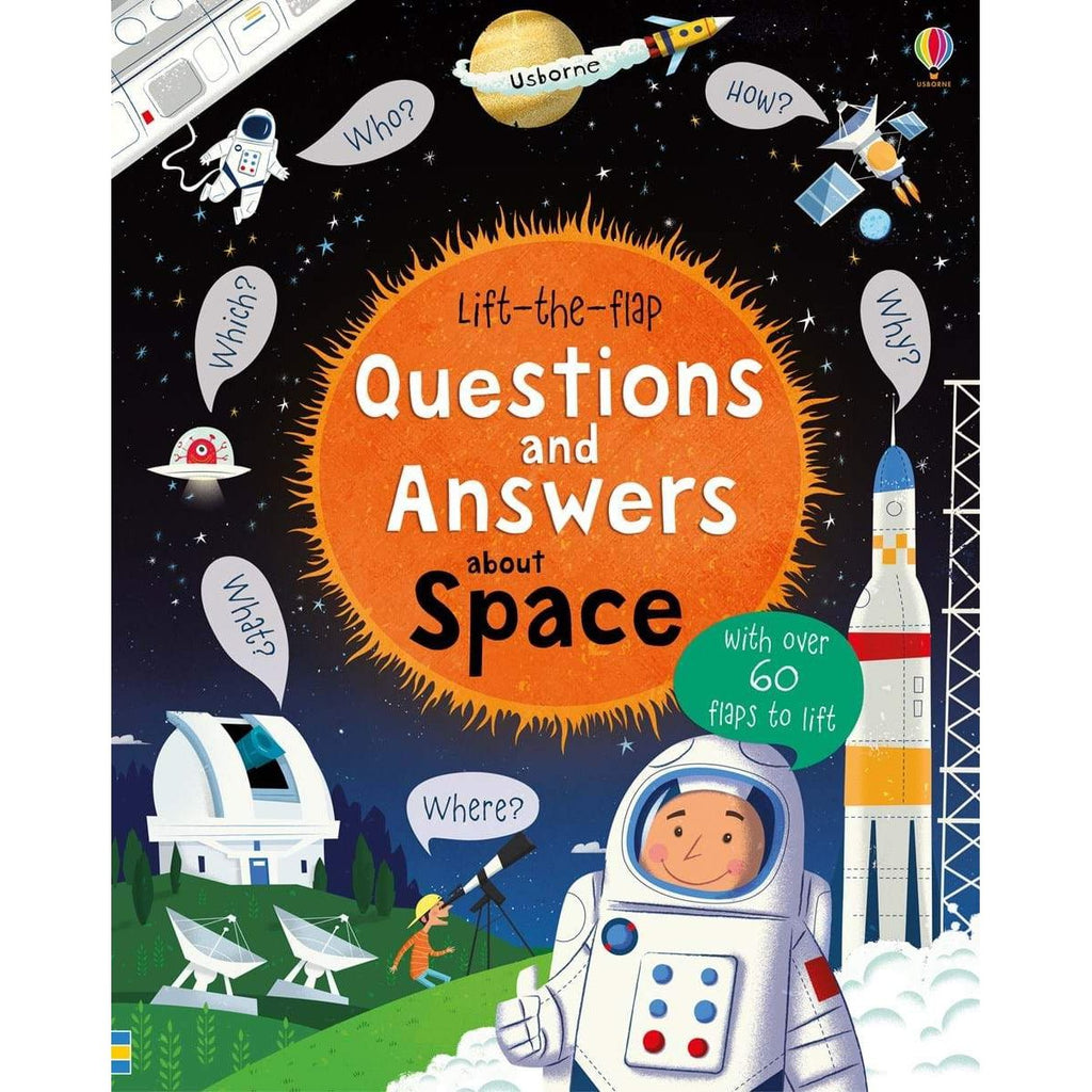 Book - Lift-the-flap Questions and Answers about Space - Harper - The Creative Toy Shop