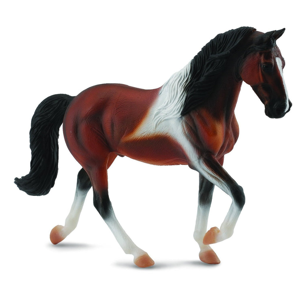 CollectA - Toby the Tennessee Walking Horse Stallion Bay Pinto - CollectA - The Creative Toy Shop