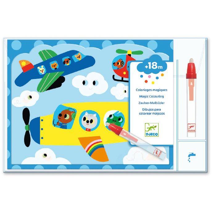 Djeco Hidden In the Sky Water Colouring - DJECO - The Creative Toy Shop
