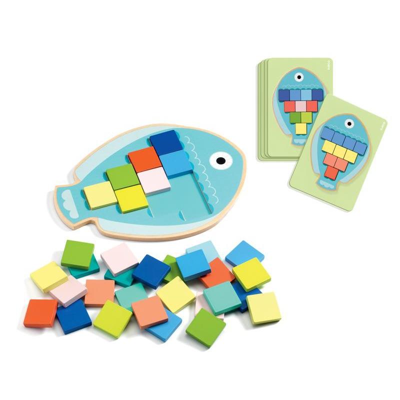 Djeco Mosa Color Mosaic Fish - DJECO - The Creative Toy Shop