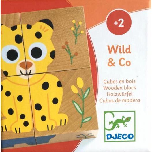 Djeco Wild and Co Wooden Puzzle-DJECO-The Creative Toy Shop