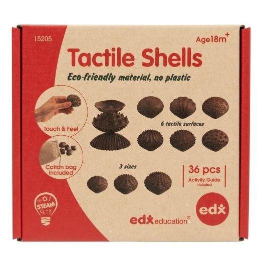 Edx - Tactile Shells Eco Friendly - Box Set of 36pcs-Edx Education-The Creative Toy Shop