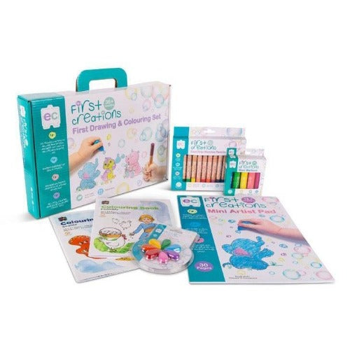 First Creations First Drawing Kit - Educational Colours - The Creative Toy Shop