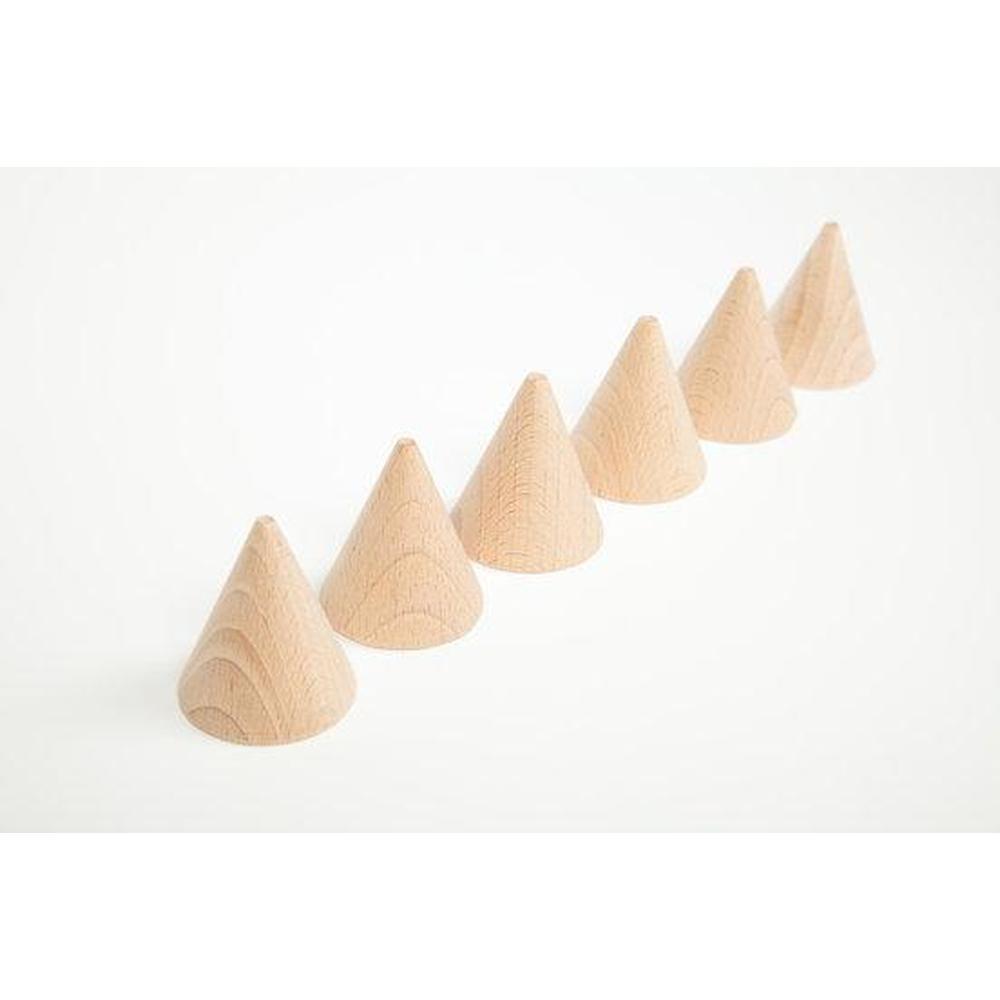Grapat Natural Cones Set of 6 - Grapat - The Creative Toy Shop