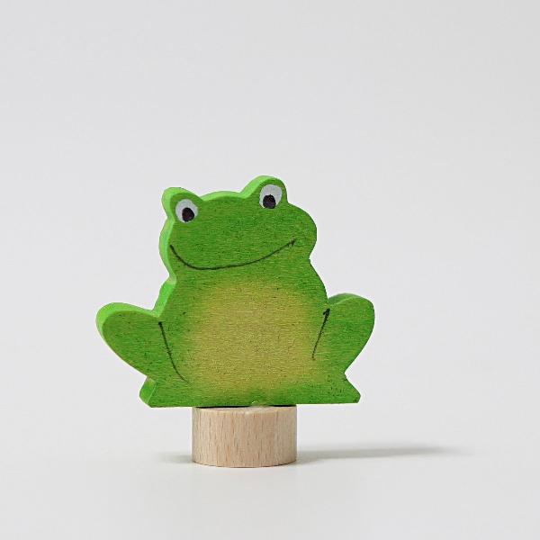 Grimm's Decorative Figure - Frog 1-Grimm's Spiel and Holz Design-The Creative Toy Shop