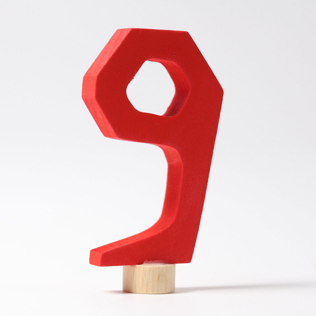 Grimm's Decorative Number - Nine - Grimm's Spiel and Holz Design - The Creative Toy Shop