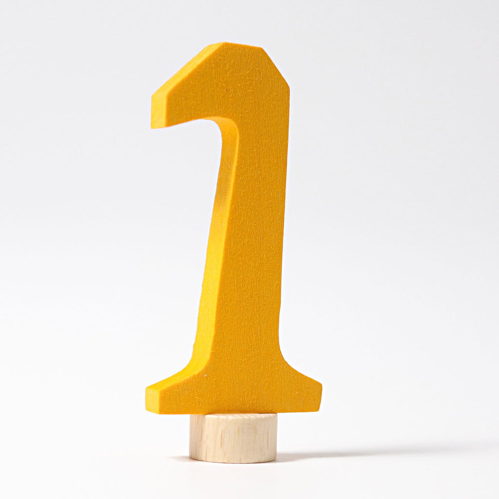 Grimm's Decorative Number - One - Grimm's Spiel and Holz Design - The Creative Toy Shop