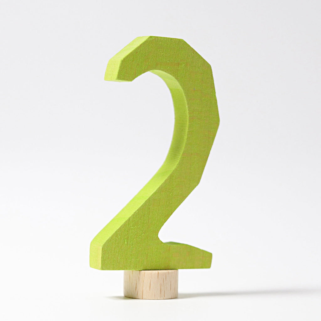 Grimm's Decorative Number - Two - Grimm's Spiel and Holz Design - The Creative Toy Shop