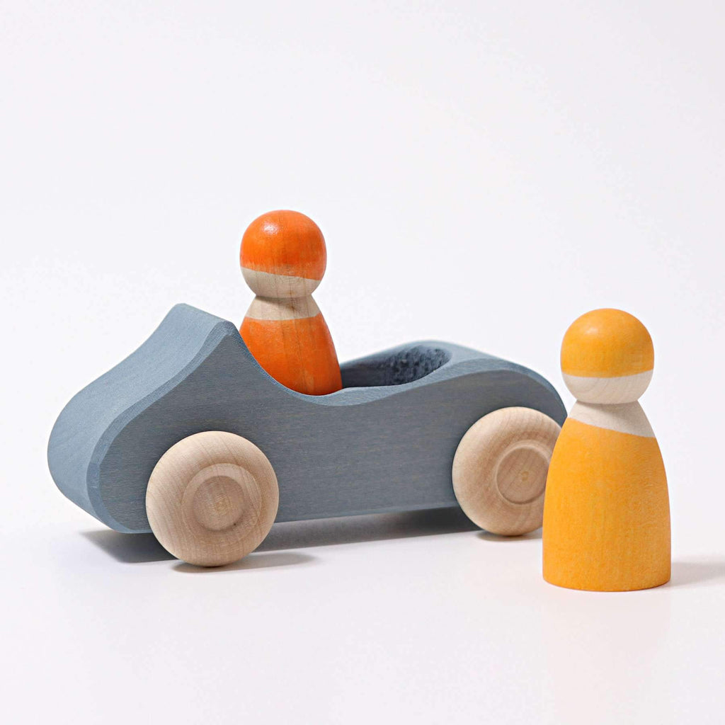 Grimm's Large Convertible - Blue - Grimm's Spiel and Holz Design - The Creative Toy Shop