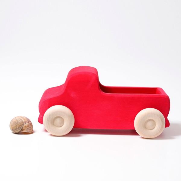 Grimm's Large Truck Red - Grimm's Spiel and Holz Design - The Creative Toy Shop