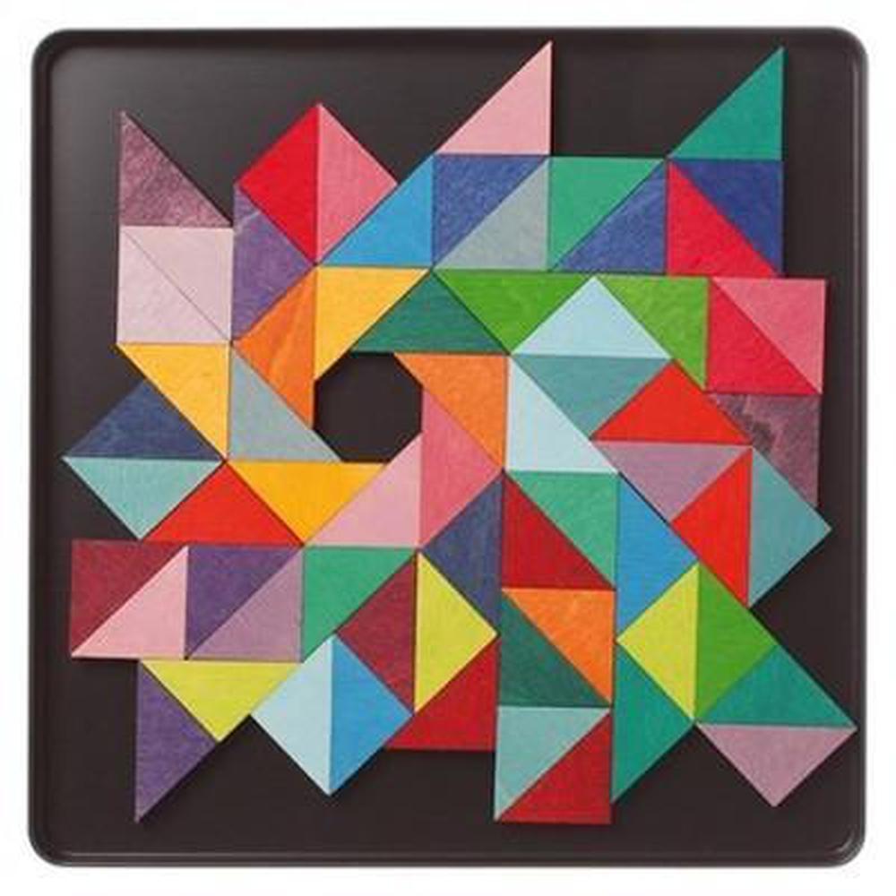 Grimm's Magnet Triangle Puzzle - Grimm's Spiel and Holz Design - The Creative Toy Shop
