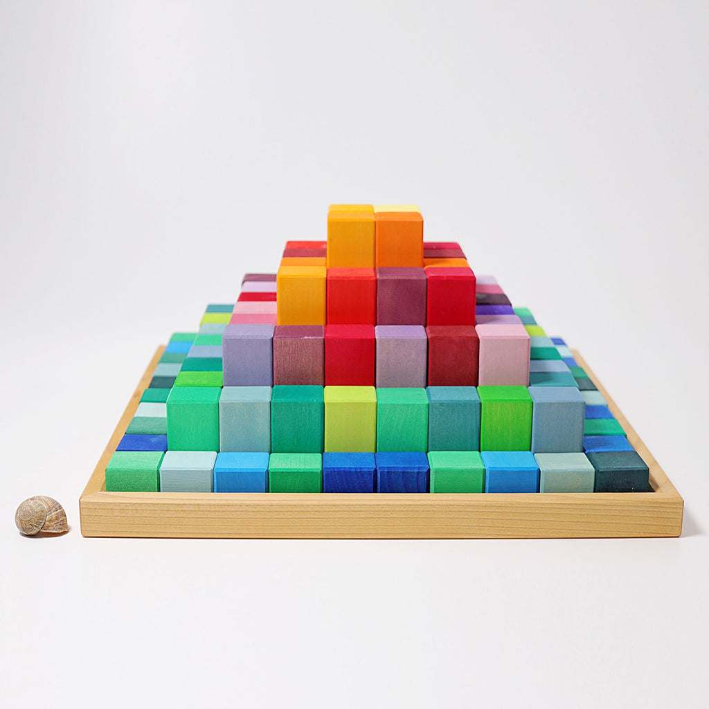 Grimm's Stepped Pyramid - Large - Grimm's Spiel and Holz Design - The Creative Toy Shop