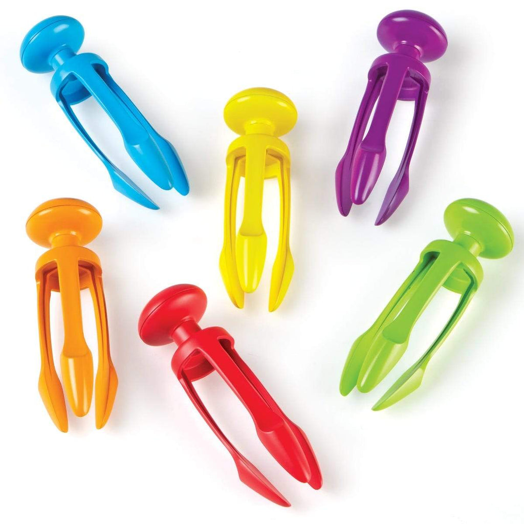 Learning Resources - Tri Grip Tongs Individual - Edx Education - The Creative Toy Shop