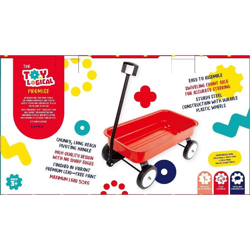 Stow and Go Red Wagon - Toy Logical - The Creative Toy Shop