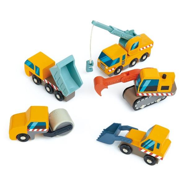 Tender Leaf - Construction Site Vehicles-Tender Leaf Toys-The Creative Toy Shop