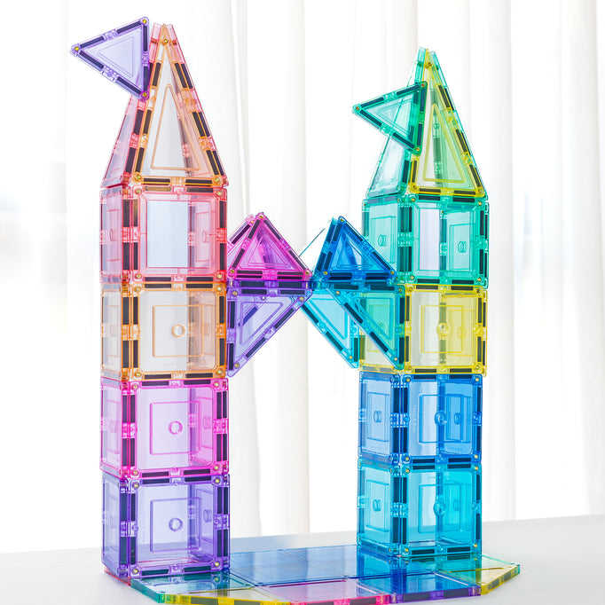 Learn & Grow Toys -  Pastel Builders Pack (112 Piece)