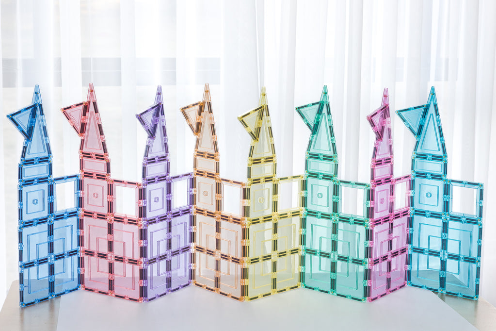 Learn & Grow Toys -  Pastel Builders Pack (112 Piece)