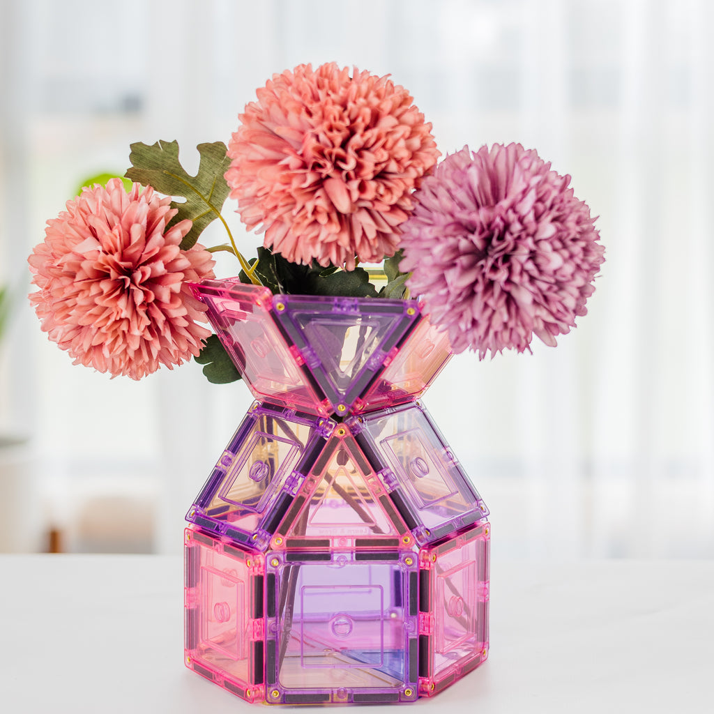 Learn & Grow Toys -  Pastel Builders Pack (112 Piece)