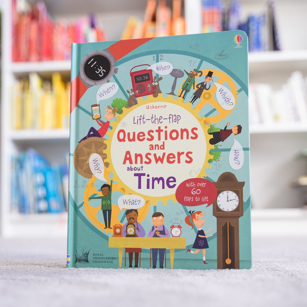 Questions and answers about time book displayed
