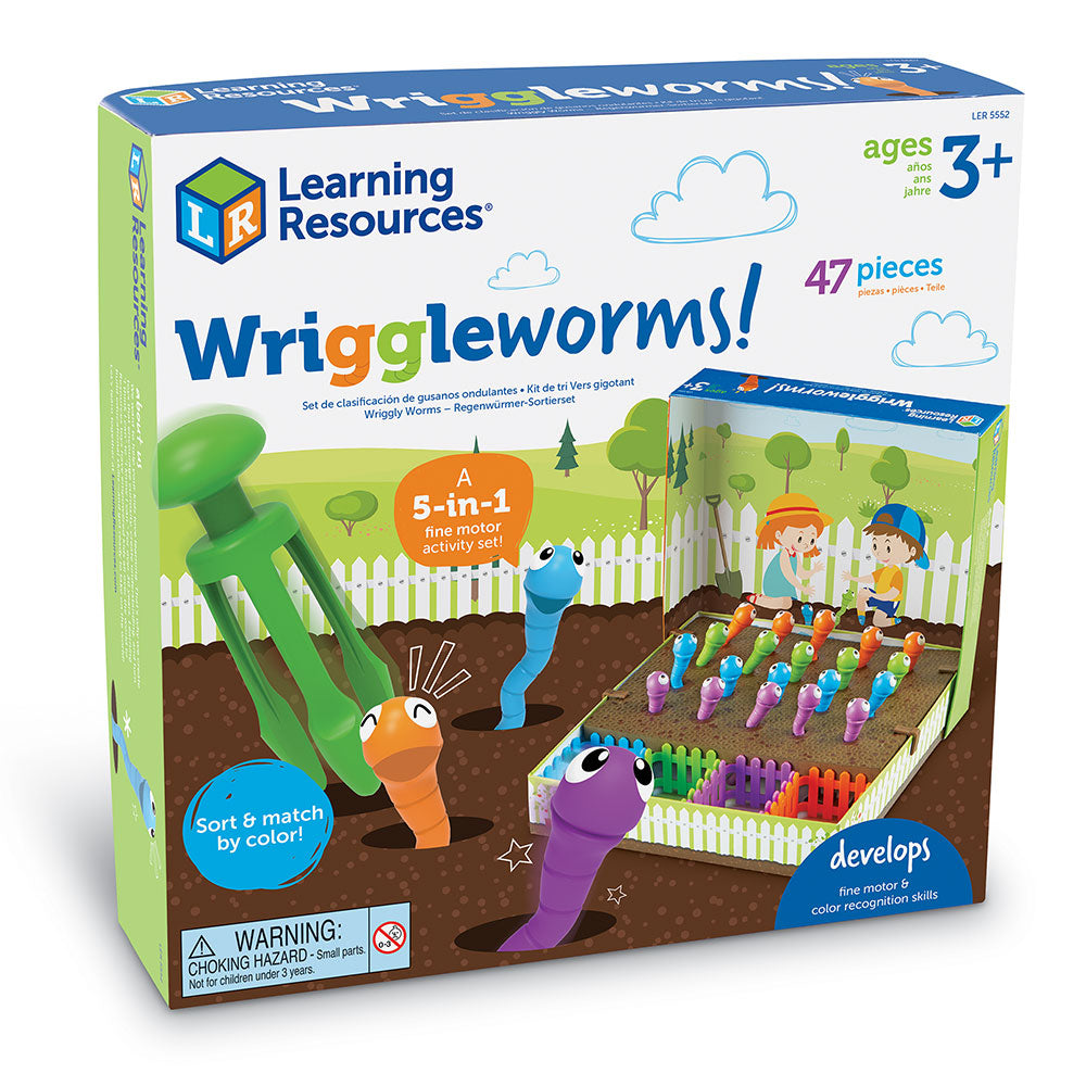 Learning Resources - Wriggleworms! Fine Motor Activity Set