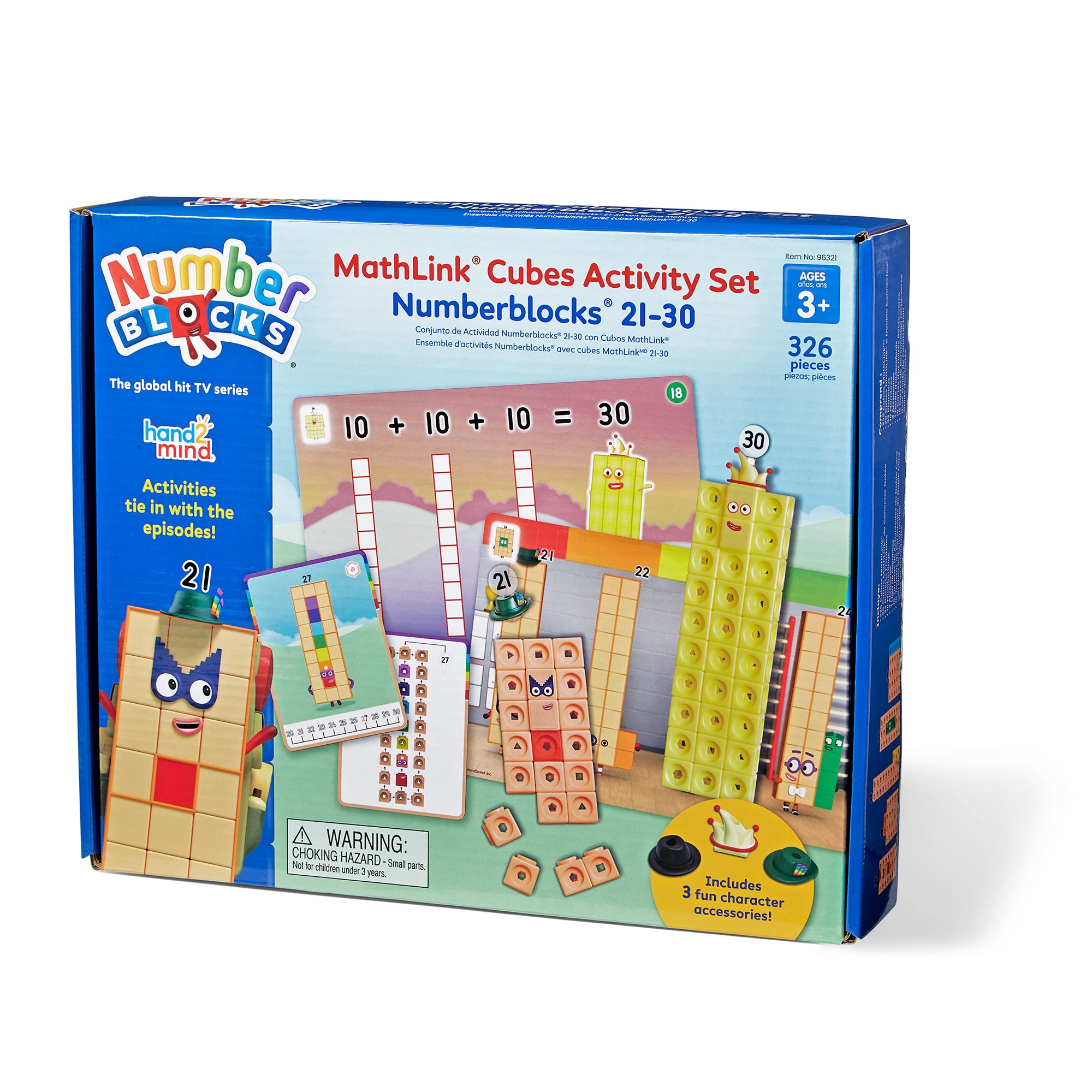 NUMBERBLOCKS® MathLink® Cubes 21-30 Activity Set | Numberblocks Toys ...