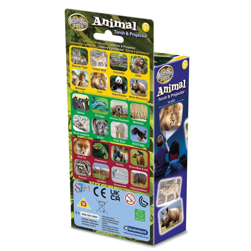 Brainstorm Toys - Torch and Projector - Animal