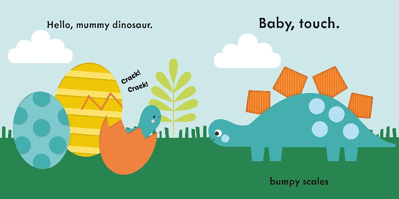 Book -  Baby Touch Series - Dinosaur - (Touch/Feel Board Book)