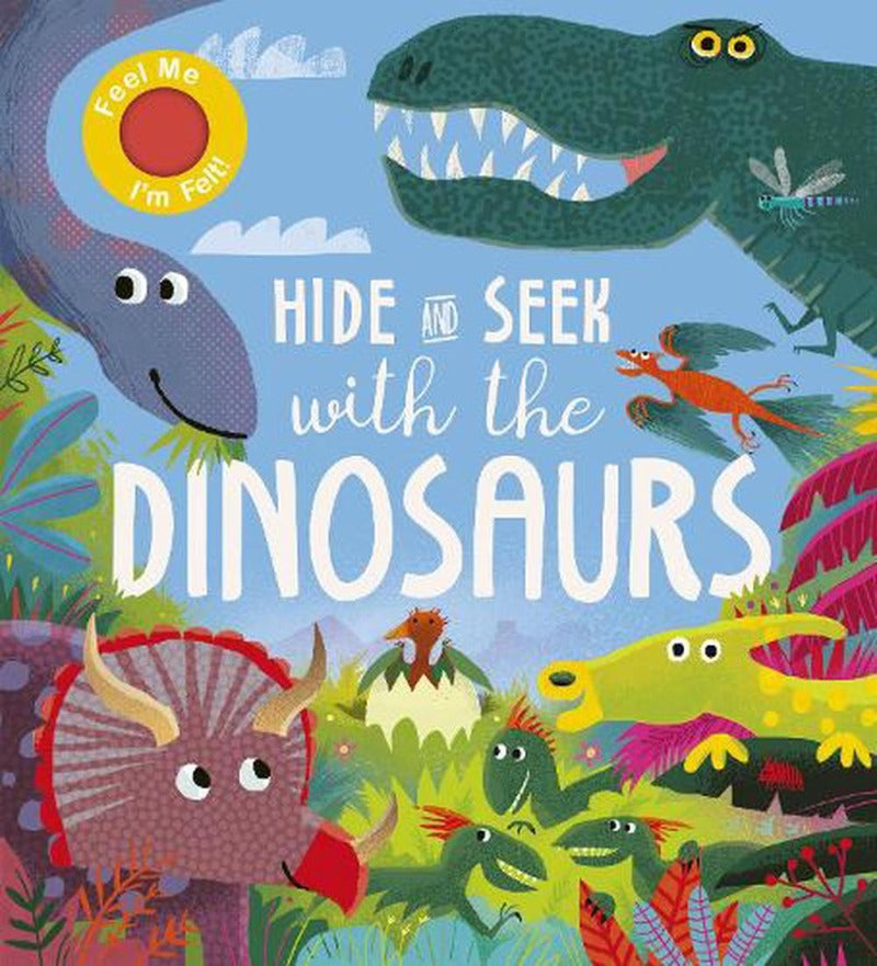 Book - Hide and Seek With the Dinosaurs (Board Book)
