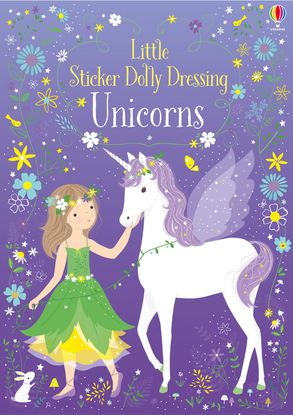 Book - Little Sticker Dolly Dressing - Unicorns