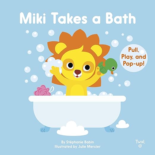 Book - Miki Takes a Bath (Board Book)