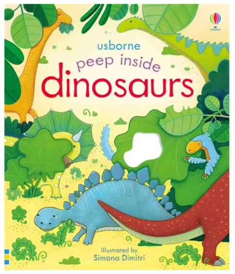 Book - Peep Inside Dinosaurs (Board Book)