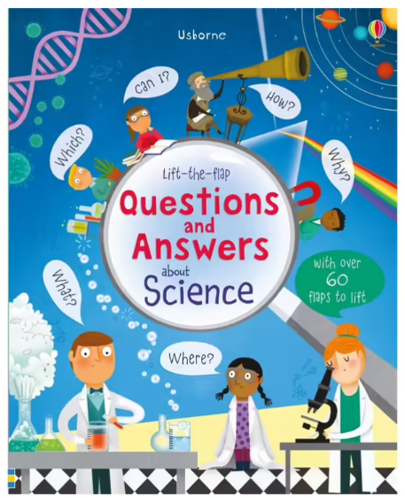 Book -  Questions and Answers about Science - Lift the Flap (Board book)