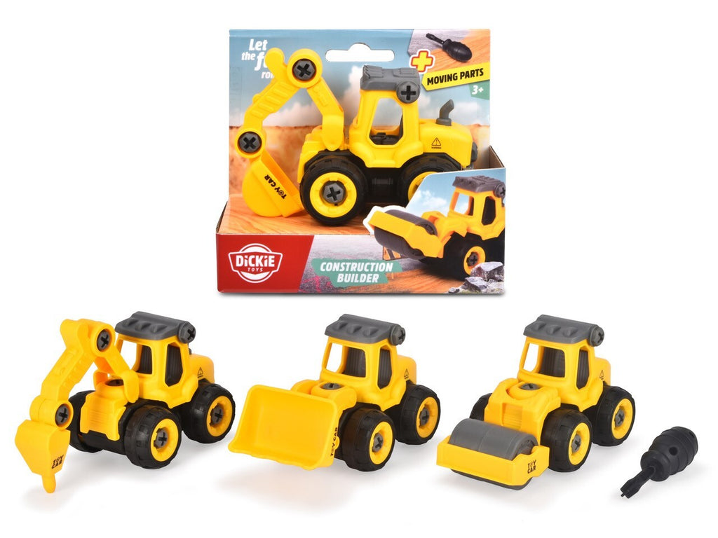 Dickie Toys - Construction builders - 4 assorted (sold individually)