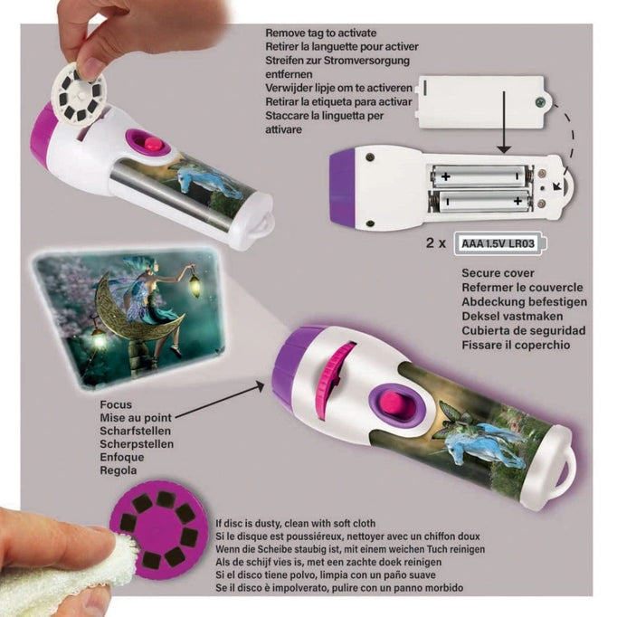 Brainstorm Toys - Torch and Projector - Fairy & Unicorn