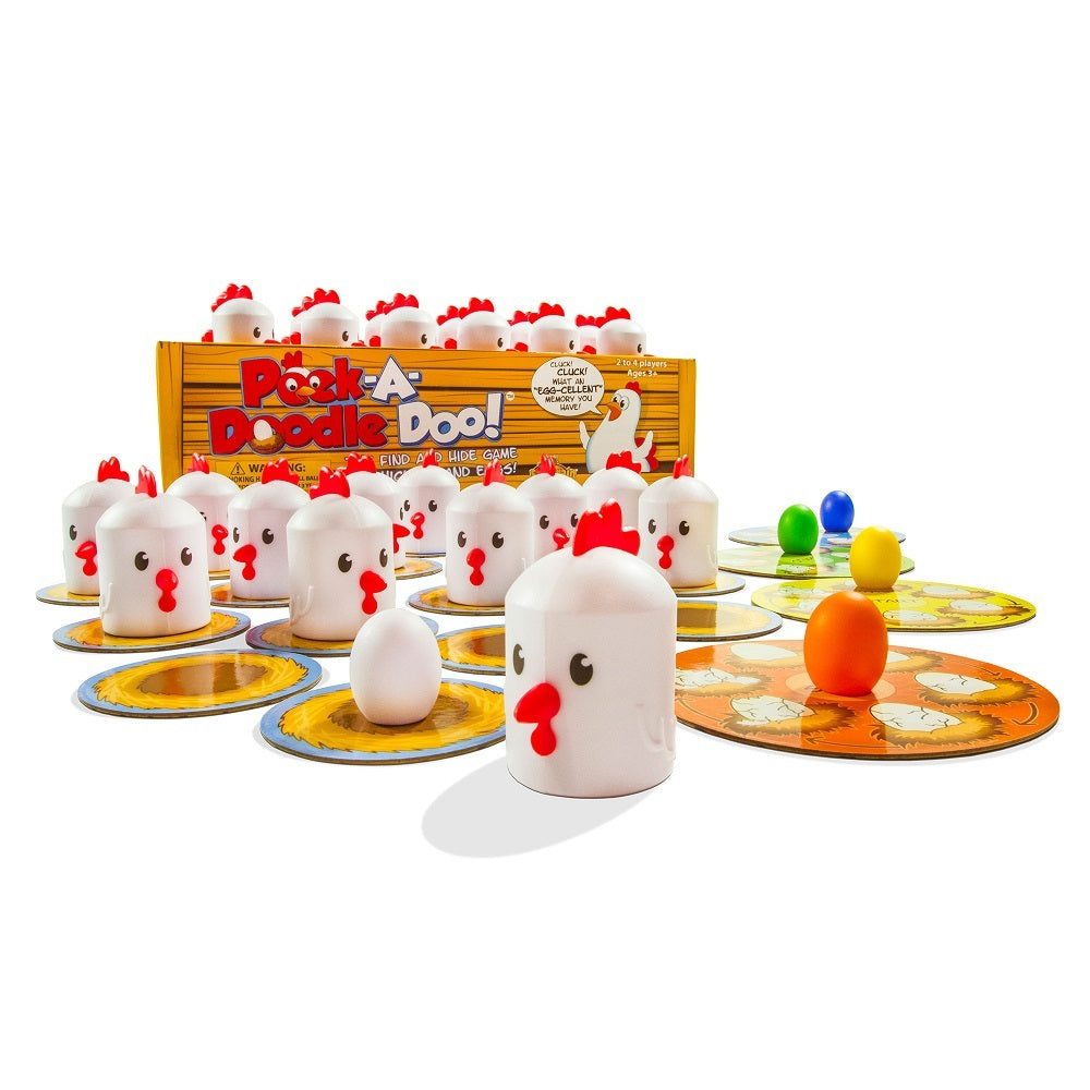 Fat Brain Toys -  Peek-a-doodle doo chicken and egg game