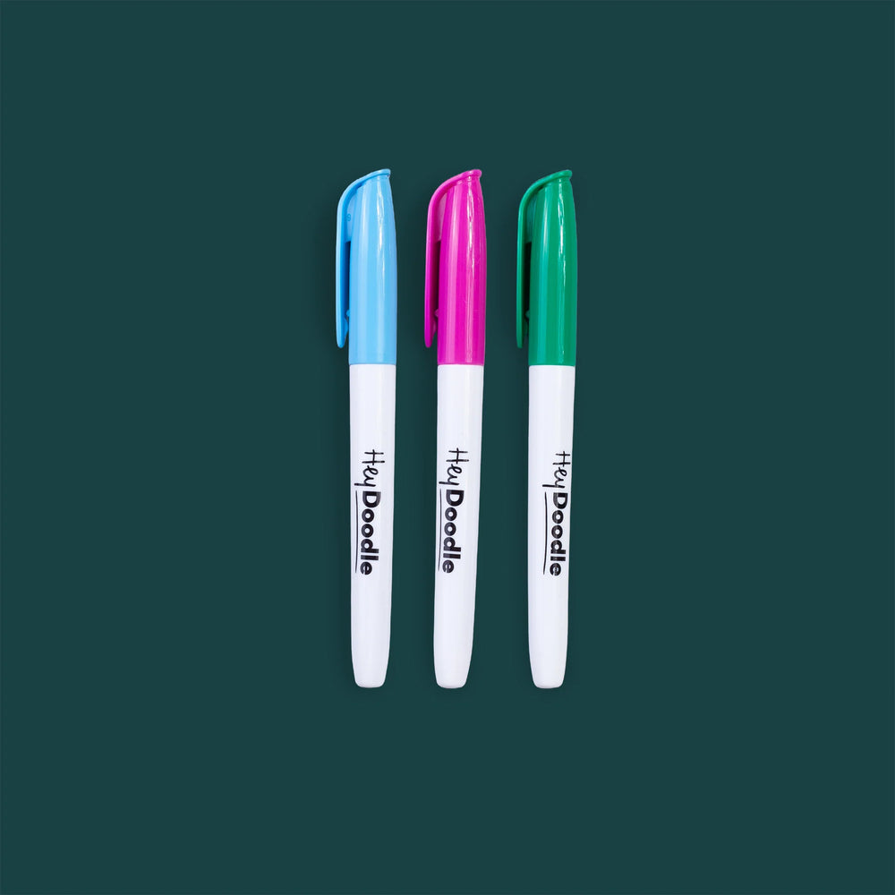 Hey Doodle - Extended 3 Markers (Set of 3)