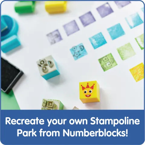 Stampoline 4 Pattern NUMBERBLOCKS® Stampoline Park Stamp Activity Set |NUMBERBLOCKS® Toys ...
