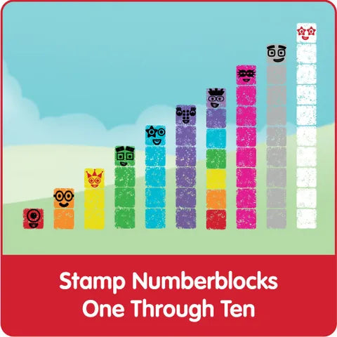 NUMBERBLOCKS® Stampoline Park Stamp Activity Set